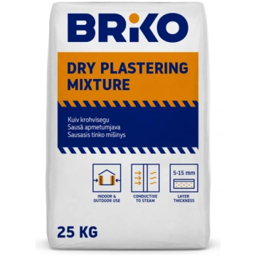Cementa-kaļķa java Briko, remonta, 25 kg