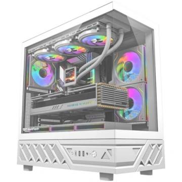 DarkFlash DS950 computer case (white) + 6 fans
