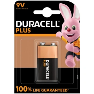 Duracell Plus MN1604 9V, Alkaline, 1 pc(s) 818