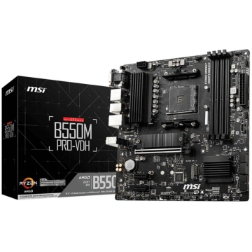 Mainboard|MSI|AMD B550|SAM4|MicroATX|Memory DDR4|M
