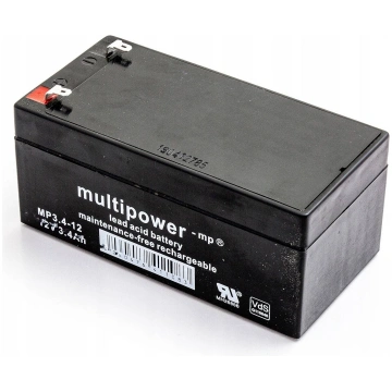 Multipower MP3.4-12 12V 3,4Ah Vds AGM akumulators