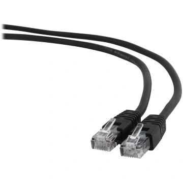 Cablexpert patch cable - 25 cm - black PP6U-0.25M/
