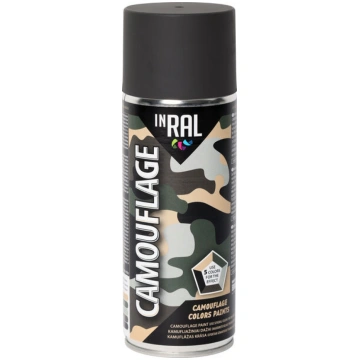 INRAL Camouflage RAL9021, darvas melna, matēta, 40