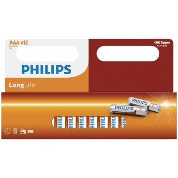Philips baterijas AAA 12-paka