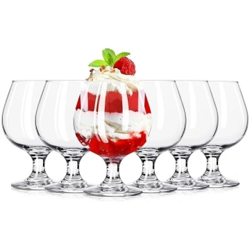 Haayymo Sundae glāžu komplekts ar 6 īsiem kātiņiem