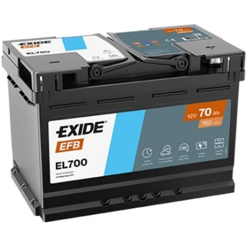 EXIDE-EL700 EFB Carbon Boost 12V-70Ah / EN 760A / 