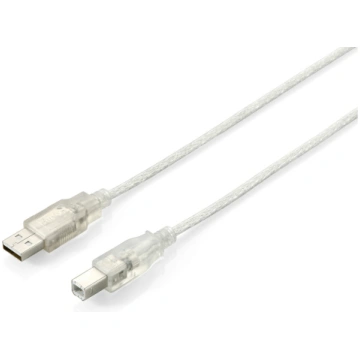 Equip USB 2.0 Type A to Type B Cable, 3.0m , Trans