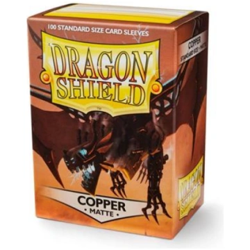 Dragon Shield Standard Matte Sleeves - Copper "Dra