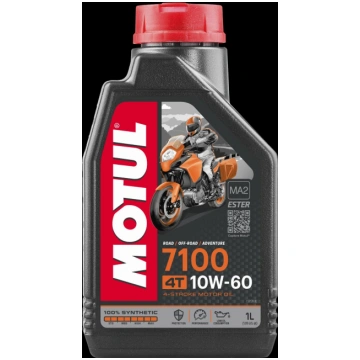 Motul 104100 - 7100 4T 10W60 1L Ester API SN-JASO 