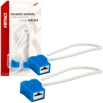 Spuldzes ligzda 2 pcs H1/H3 AMiO