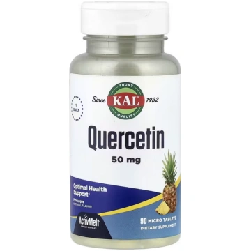 KAL, Quercetin, Pineapple, 50 mg, 90 Micro Tablets