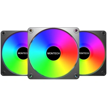CASE FAN 120MM GF120R V2/ARGB PWM 3I1 (B) MONTECH