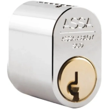 Skandināvu cilindrs Assa Abloy 1301 hroms 5 atslēg