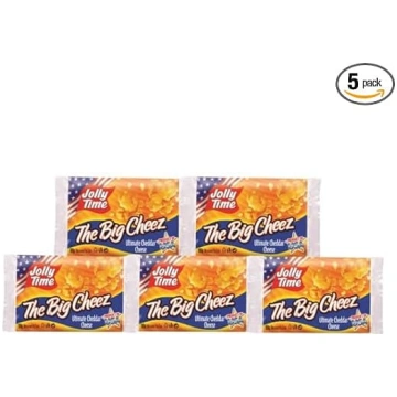 Jolly Time sāļais popkorns ar papildu sieru „The B