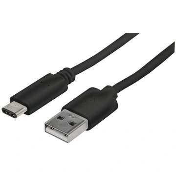 Manhattan USB-C male to A-type male cable 1m black