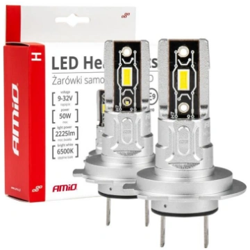 LED Auto spuldzes H-mini Series H7/H18 AMiO-03332 
