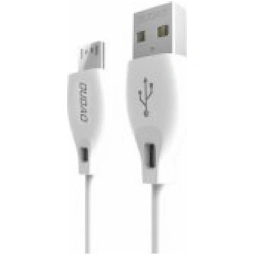 Dudao Micro USB data charging cable 2.4A 2m White 