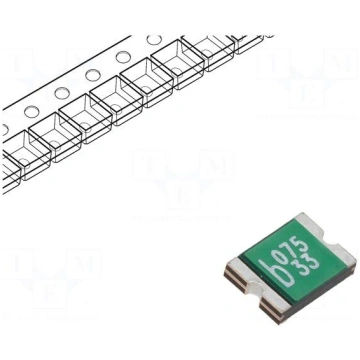 Fuse: PTC polymer | 750mA | Imax: 40A | Case: 1812