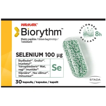 BIORYTHM SELENIUM 100 µg, 30 kapsulas