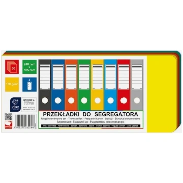 Interdruk Przekladki do segregatora INTERDRUK 240x