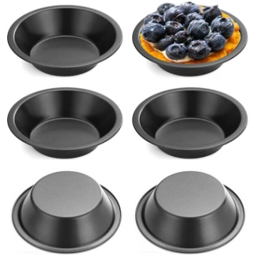 QOTSTEOS Mini kūku pannas 12 cm nepielipīga apaļa