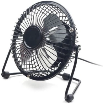 USB ventilators 4"" melns GEMBIRD NF-03