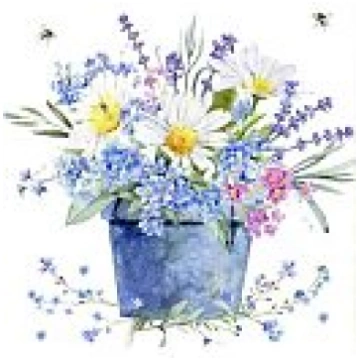 Salvetes dekupāžai "Fleurs des Champs", 33x33cm, 2