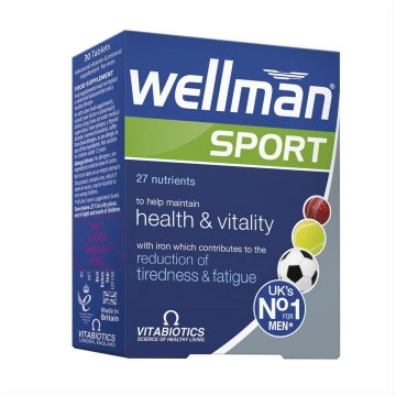 WELLMAN SPORT, 30 tabletes Vitabiotics Ltd