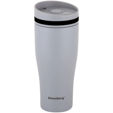 Termokrūze Klausberg KB-7618, 0.38 l, pelēka krās