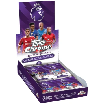 2026 Topps Chrome Premier League Hobby Box Hobby B