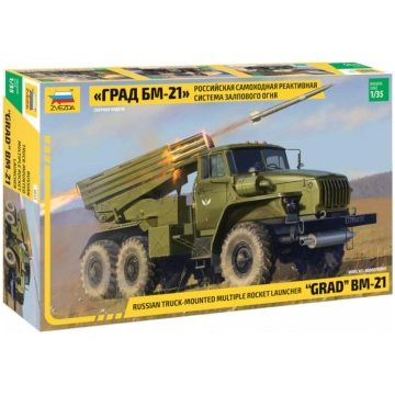 Zvezda BM-21Grad Rocket Launcher (3655) Z 3655