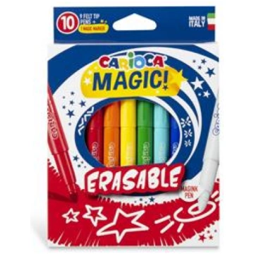 Flomāsteri CARIOCA MAGIC, 9 krāsas + 1 burvju marķ