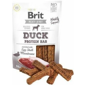 Brit MEATY JERKY Duck Protein Bar 80g | BRIT-JERKY