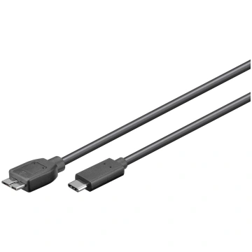 MicroConnect USB-C to USB3.0 Micro B 0 6M Black fo
