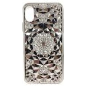 GreenGo GreenGo Apple iPhone X 3D Case Silver Maci