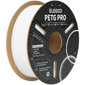 ELEGOO PETG Pro filaments (balts)