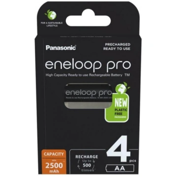 Rechargeable batteries PANASONIC ENELOOP PRO AA 25