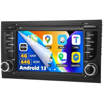 4 + 64 GB Android 15 auto radio Audi A4 S4 RS4 B6 