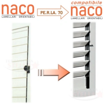 Comando orientabile a 12 lamelle compatibile Naco 
