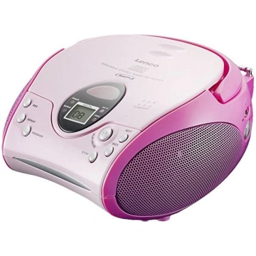 Lenco CD magnetola, rozā, SCD-24 Pink