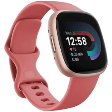 FITBIT Versa 4 Fitness Tracker with Band Pink Sand