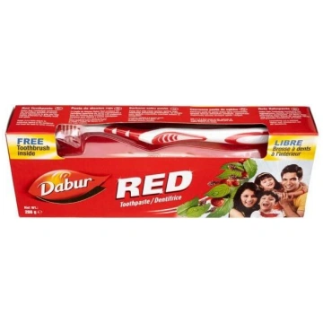 DABUR RED ZOBU PASTA, 200G + ZOBU BIRSTE