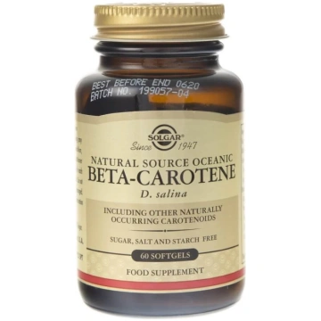 Solgar Natural Beta Carotene 7,5 mg - 60 kapsulas