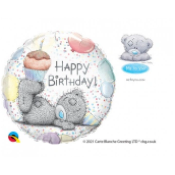 Lietots - Foil balloon 18" QL RND Tatty Teddy Cupc