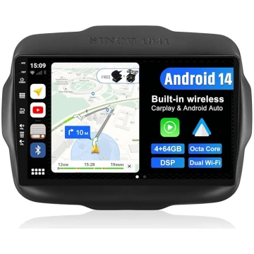 JOYX Android 14 autoradio piemērots Jeep Renegade 