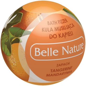 BELLE NATURE dzirkstošā vannas bumba - mandarīna a