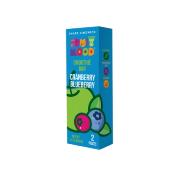 Augļu batoniņi ar dzērvenēm un mellenēm, FruitMood