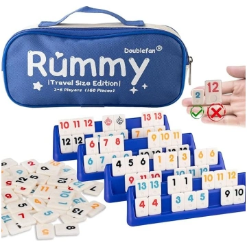 Doublefan Mini Rummy Cube spēle, mini izmēra Rummy
