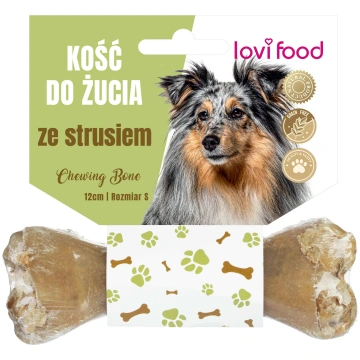 Lovi košļājamā barība ar strausu - košļājamais kau