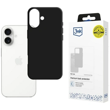 3mk Matt Case for Apple iPhone 17 - Black | W-3Mat